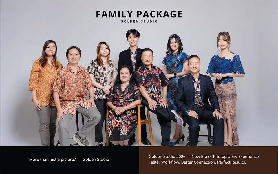 Foto Keluarga di studio